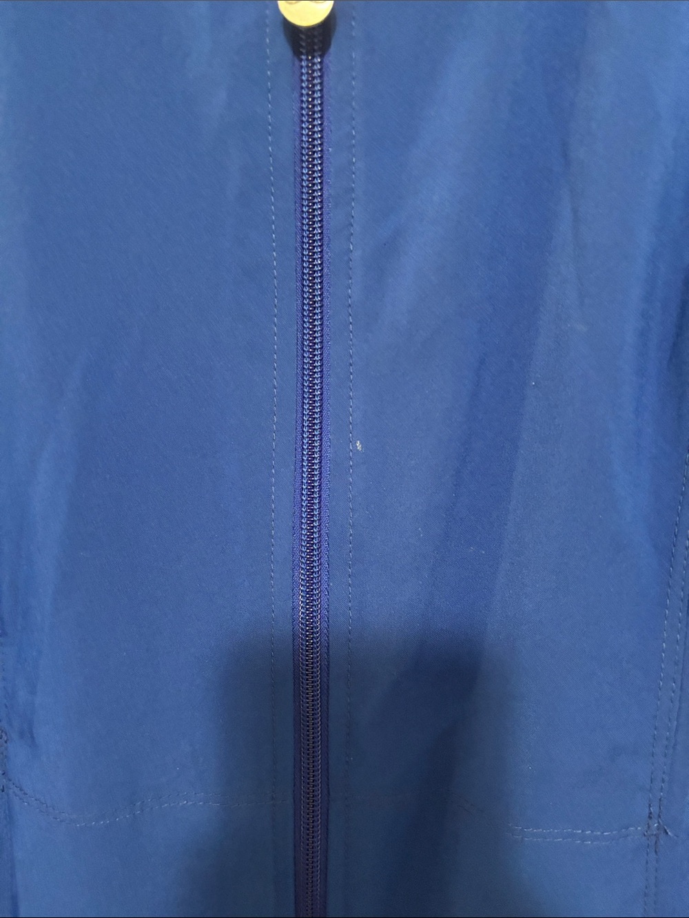 Cherokee Infinity Royal Blue Full Zip Scrub Jacket Women’s Size Large L - Picture 3 of 5